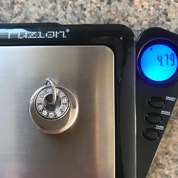 ELLE 925 Silver Pendant • diameter: 1” - Picture 8 of 9